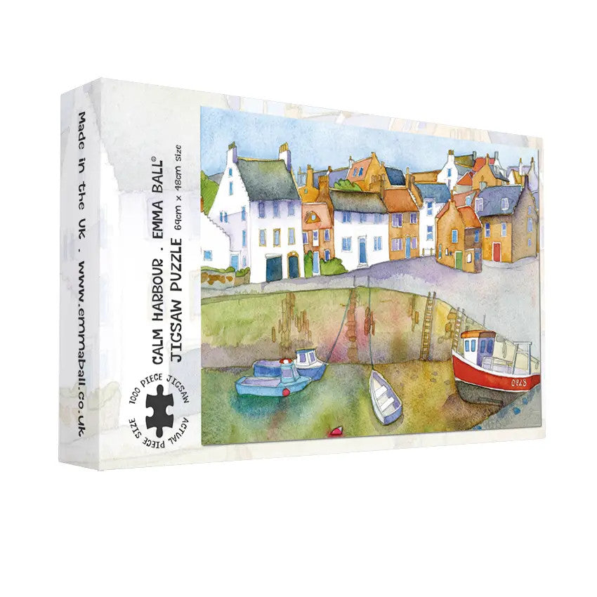 Calm Harbor 1000 Piece Jigsaw Puzzle by Emma Ball – The Bee's Knees British  Imports