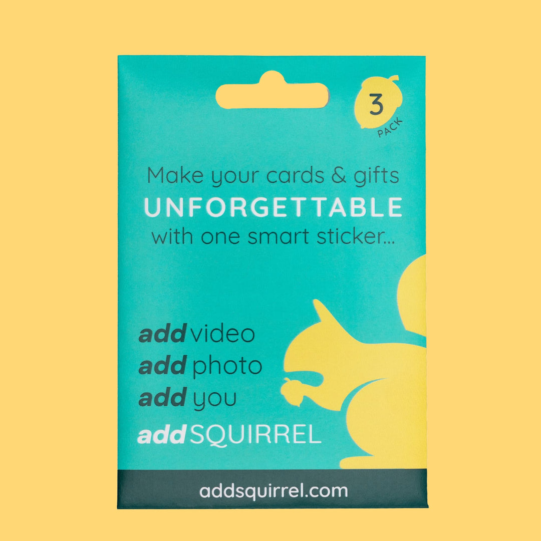 addSQUIRREL QR Smart Stickers