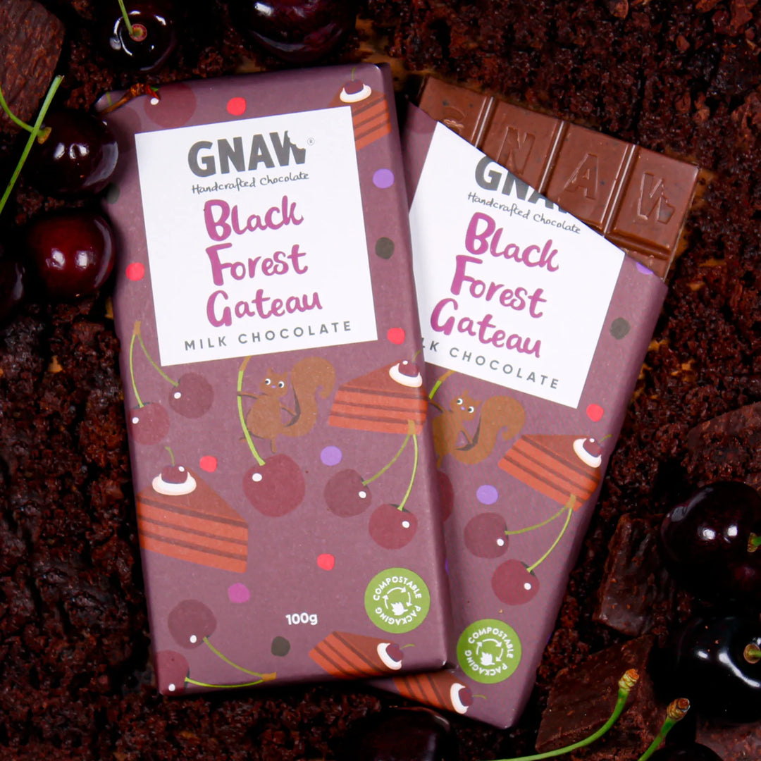 Black Forest Gateau Milk Chocolate Bar