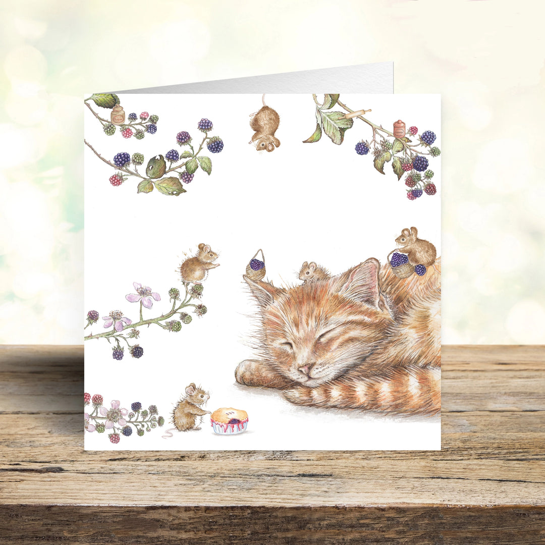 Cat & Mice Art Card