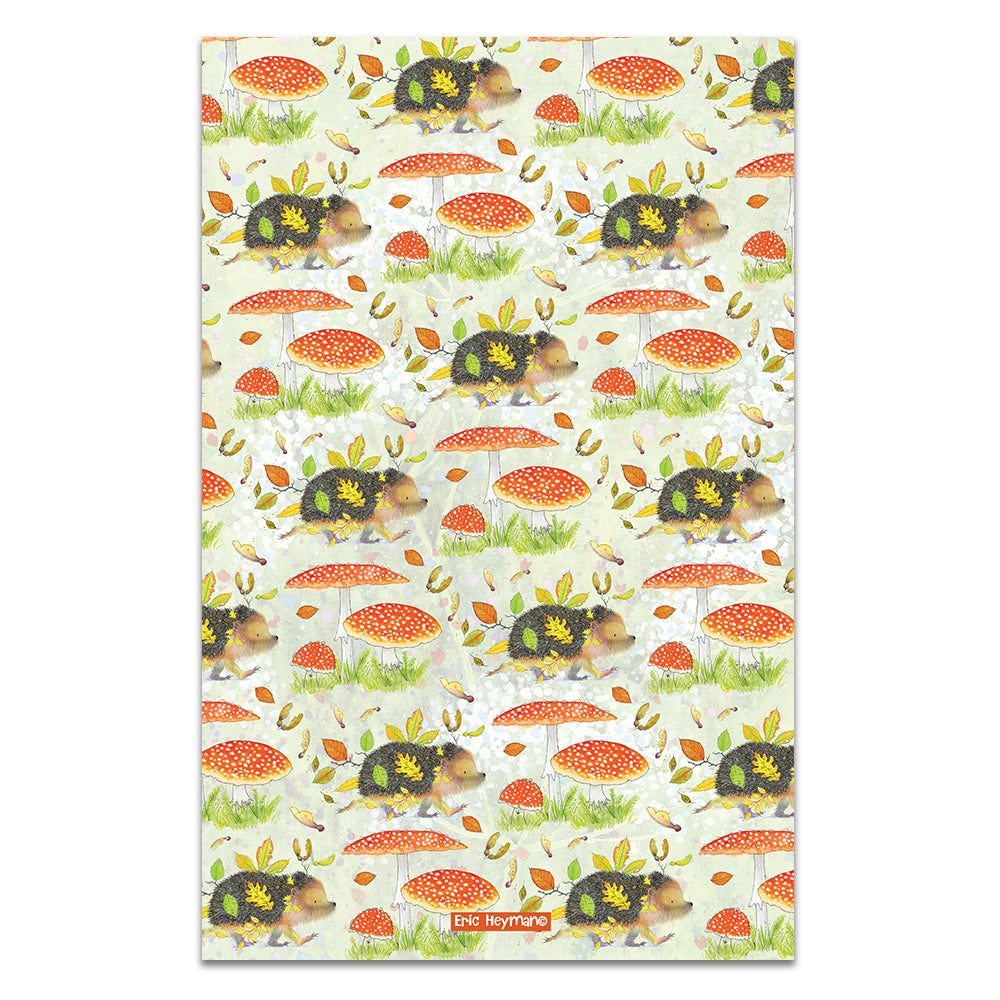 Hedgehogs Tea Towel