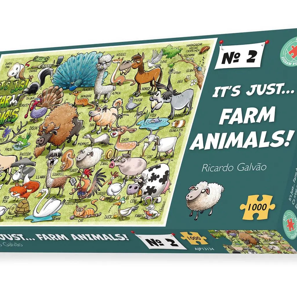 It's Just.....Farm Animals! 1000 Piece Jigsaw Puzzle