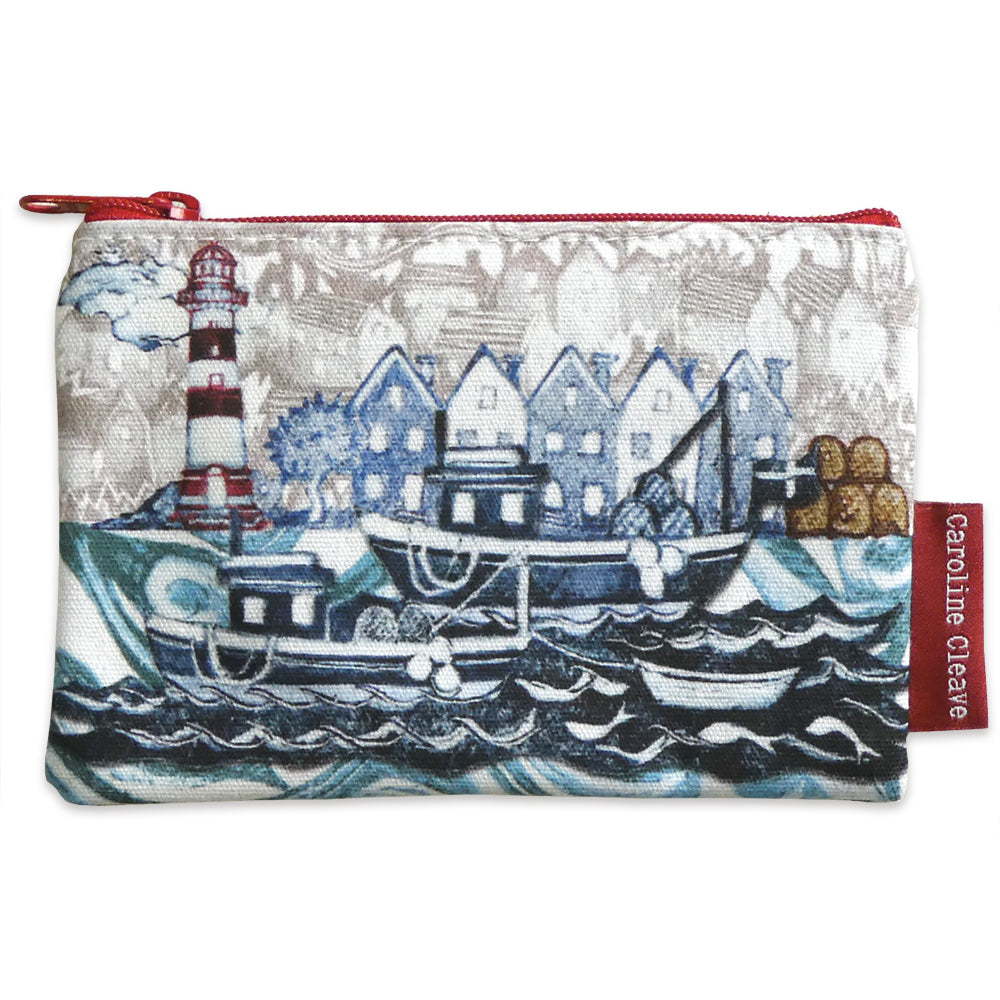 Fishing Village Small Zipped Purse