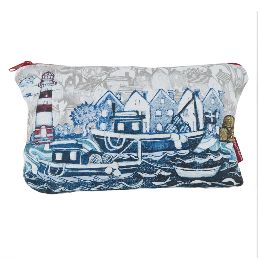 Fishing Village Zipped Pouch