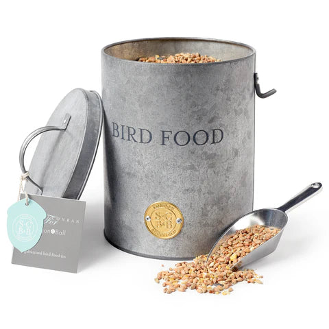 Sophie Conran Galvanized Steel Bird Food Tin