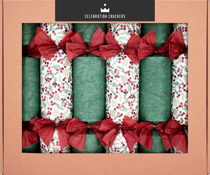 Berry Christmas Crackers Box of 6