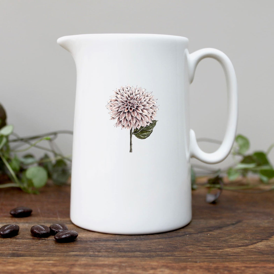 Dahlia Bone China Half Pint Jug