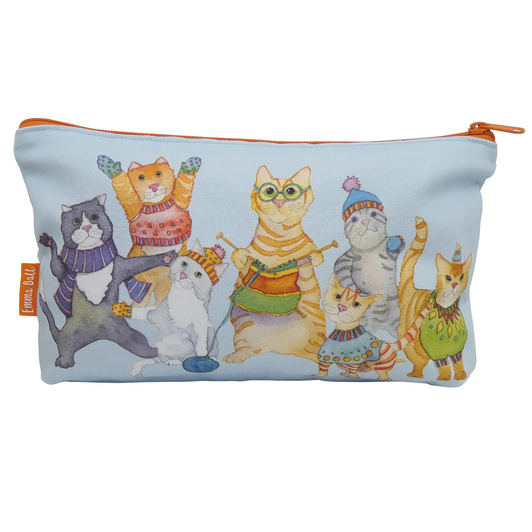 Kittens in Mittens Zipped Pouch