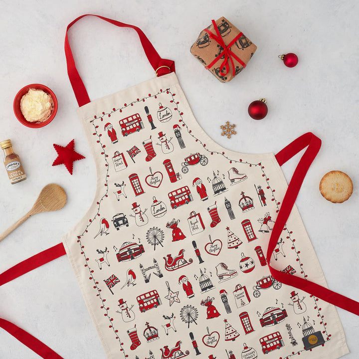 London Christmas Children's Apron