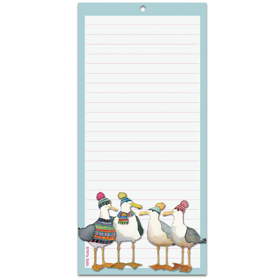 Gulls In Beanies Lined Magnetic Pad