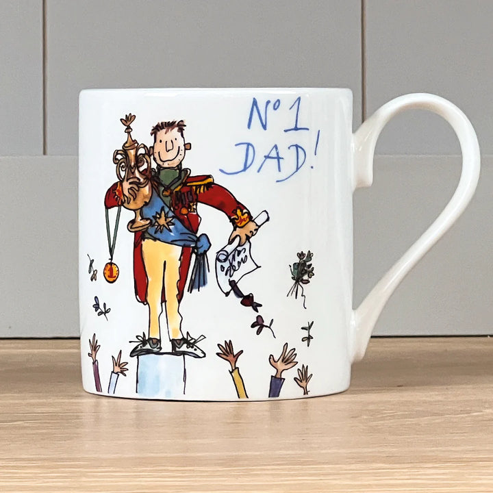 Number One Dad Bone China Mug