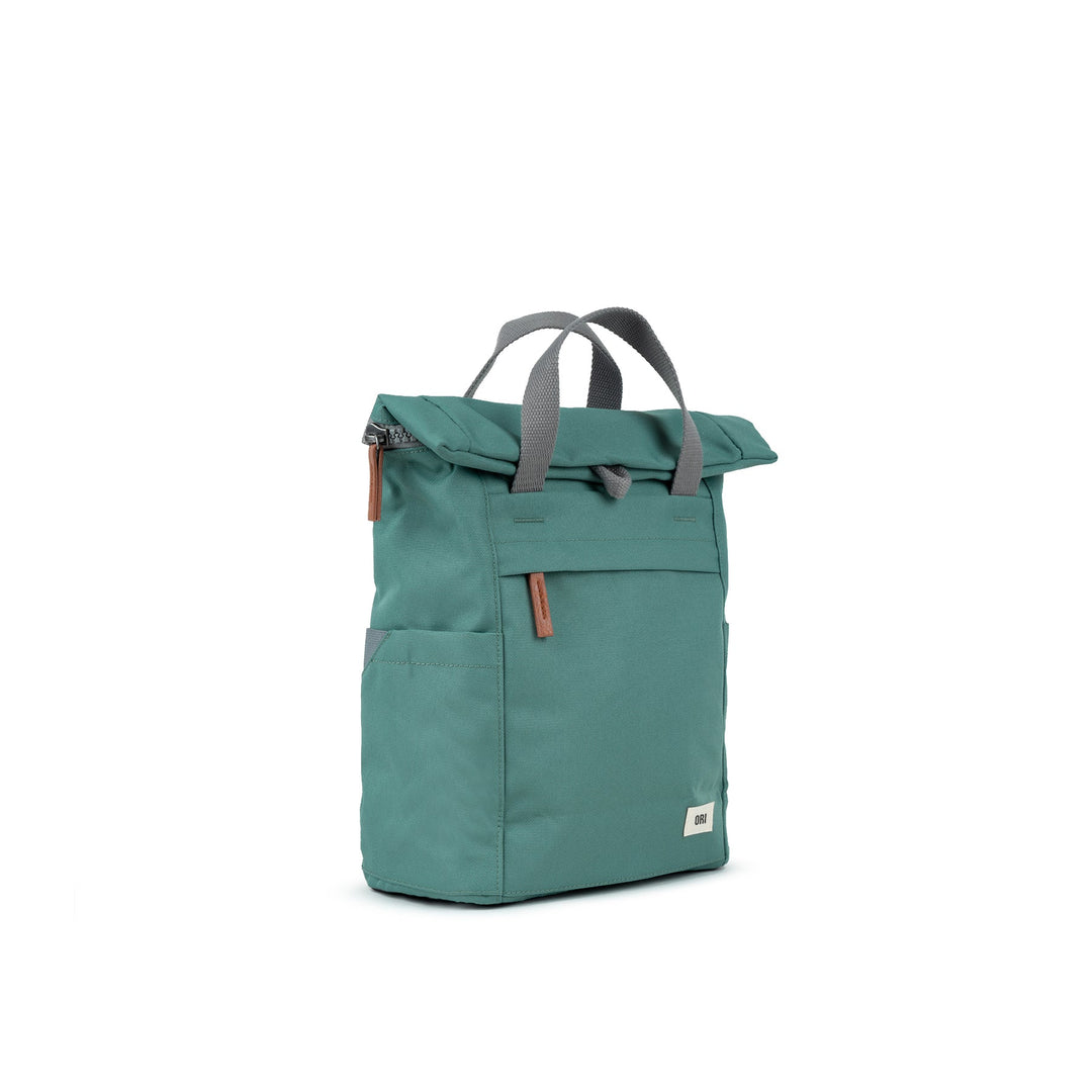 Finchley A Sage Recycled Canvas Backpack- Small