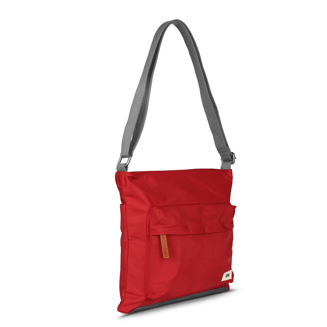 Kennington B Cranberry Recycled Nylon Sling Bag