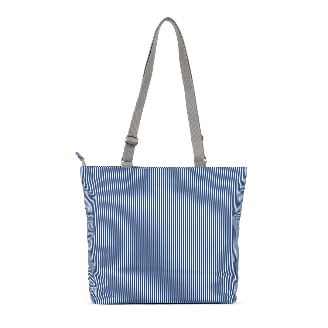 Trafalgar Tote B Hickory Stripe Recycled Cavas Tote- Medium