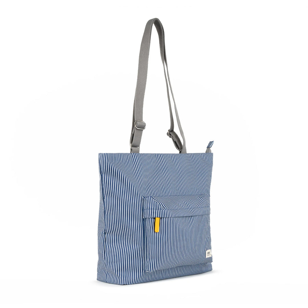 Trafalgar Tote B Hickory Stripe Recycled Cavas Tote- Medium