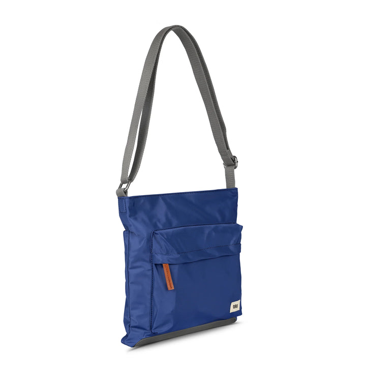 Kennington B Burnt Blue Recycled Nylon Sling Bag