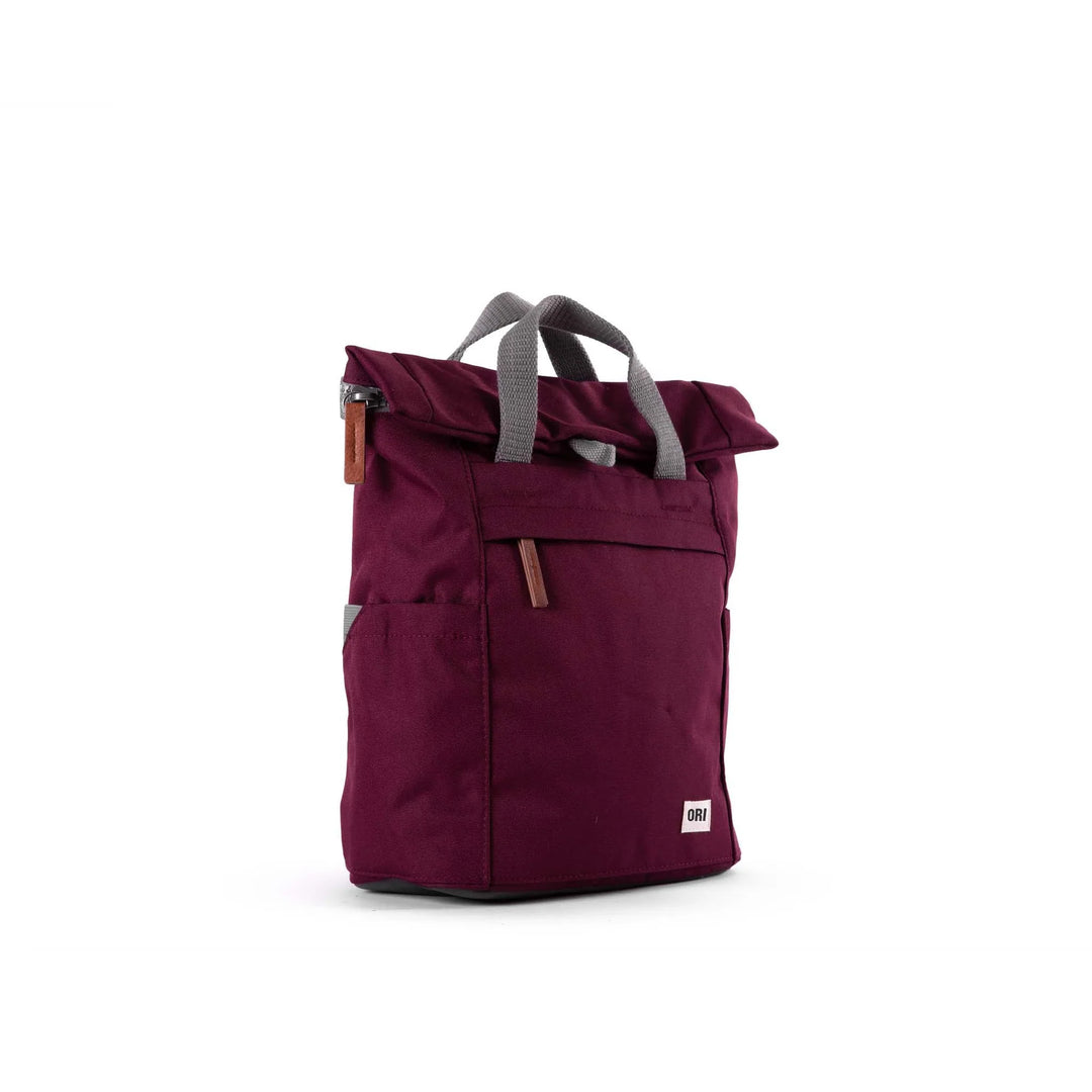 Finchley A Sienna Recycled Canvas Backpack- Medium