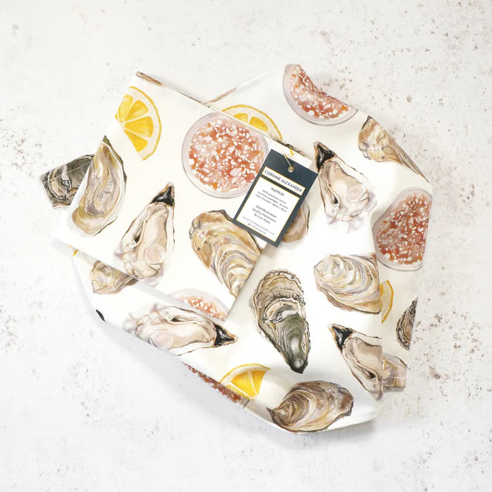 Oyster Napkin by Corinne Alexander