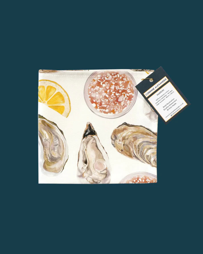 Oyster Napkin by Corinne Alexander