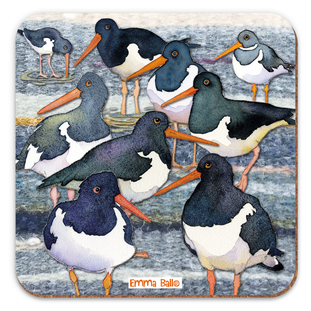 Oystercatchers Coaster