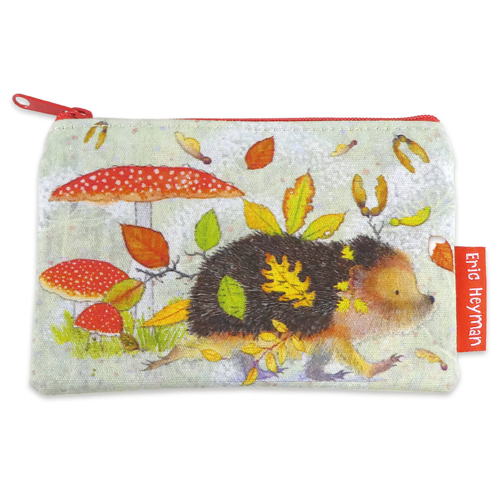 Hedgehog Small Zipped Purse