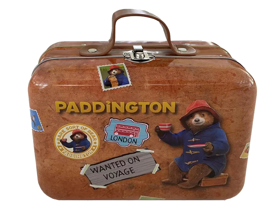 Paddington Bear Suitcase Tin with Shortbread and Teabags