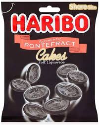 Haribo Pontifract Cakes Bag 160g