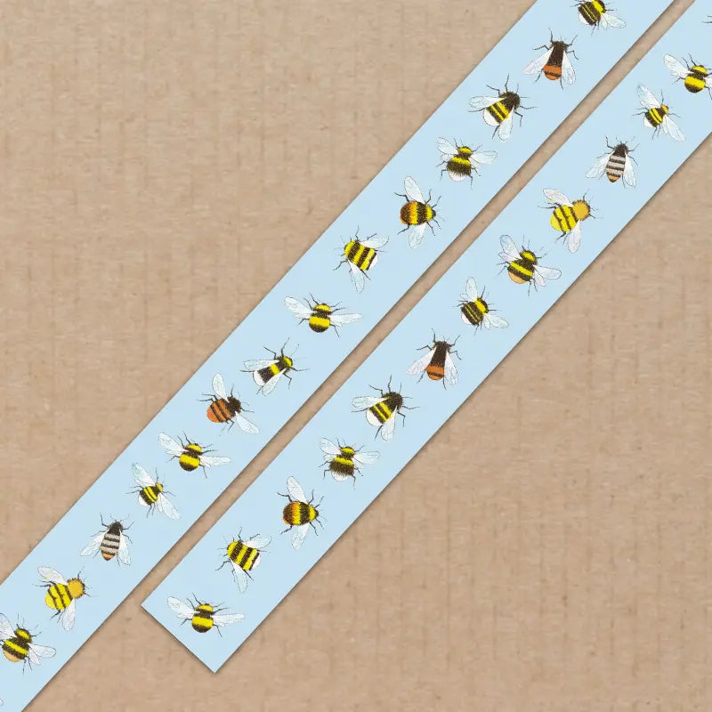 Blue Bees 15mm Washi Tape