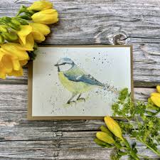 Betty the Bluetit Blank Eco-Card