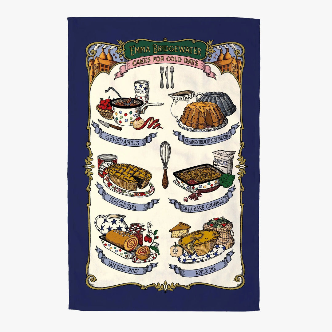 Rhubarb Kitchen Towel, 100% Cotton, Rhubarb, Kitchen Towel