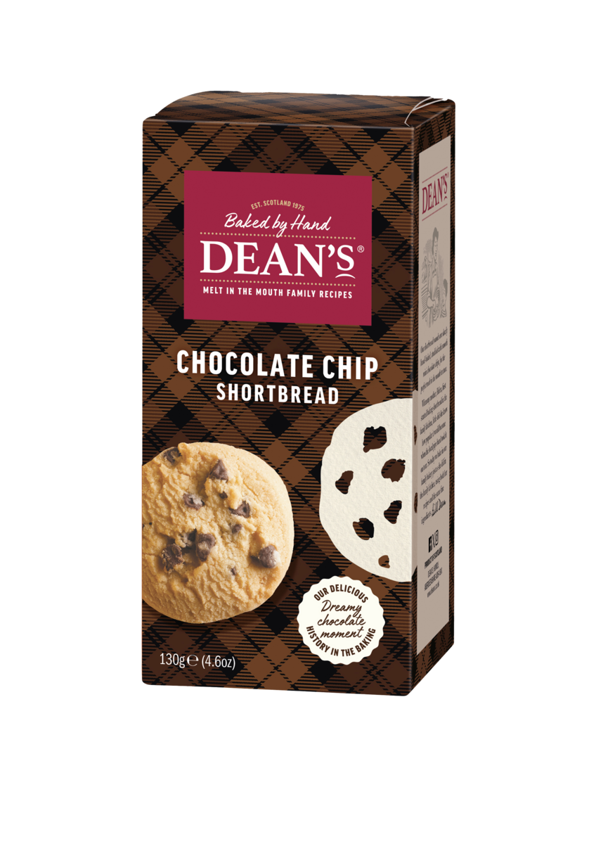 Dean's Choc Chip Shortbread Rounds 130g