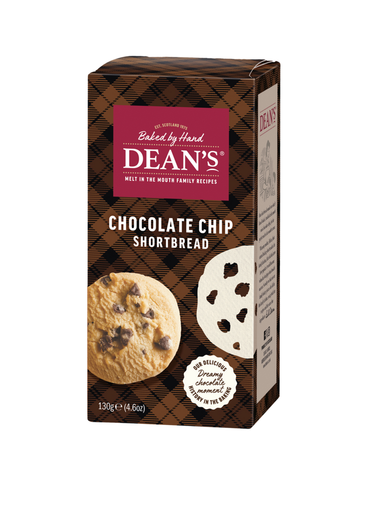 Dean's Choc Chip Shortbread Rounds 130g