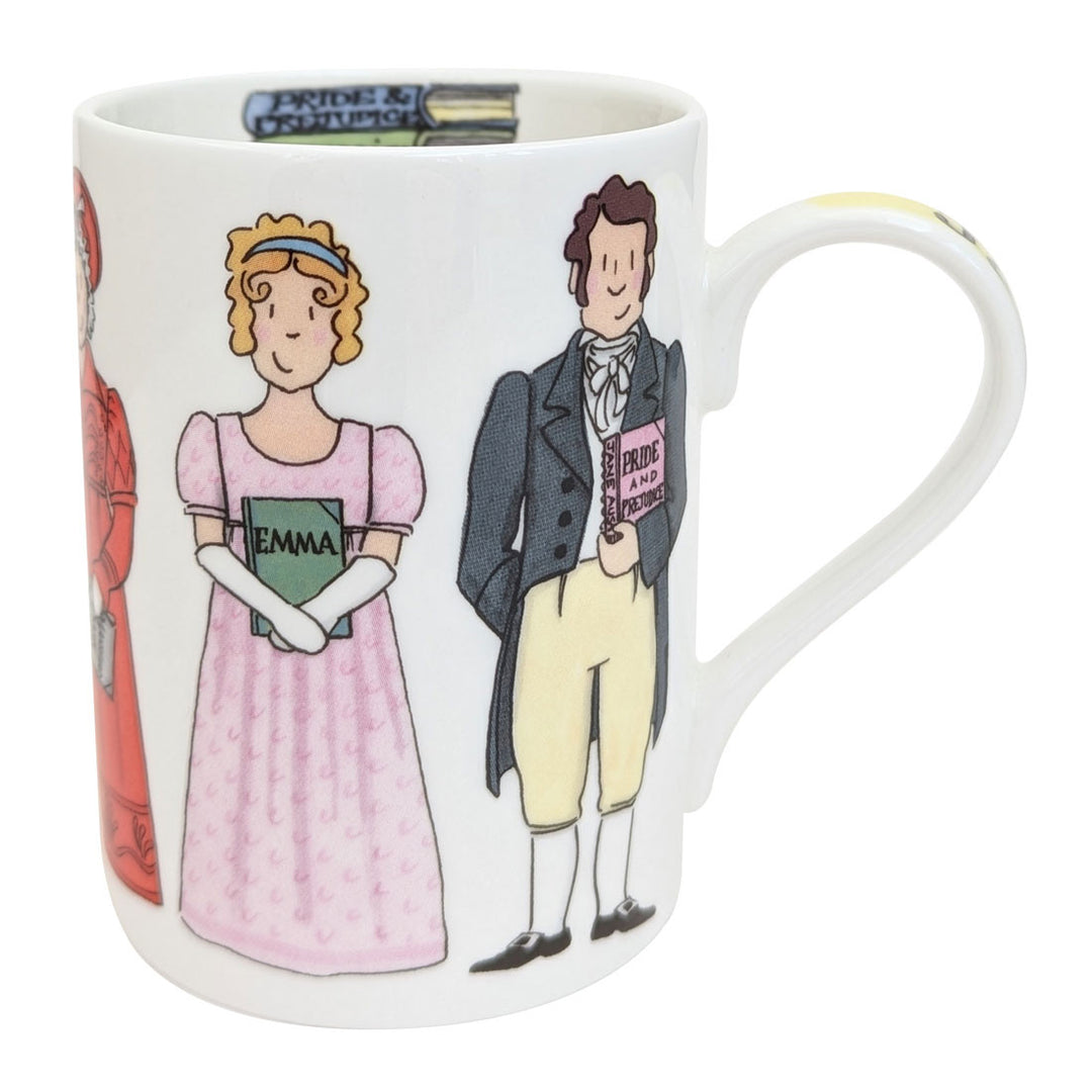 Jane Austen Characters Mug Boxed