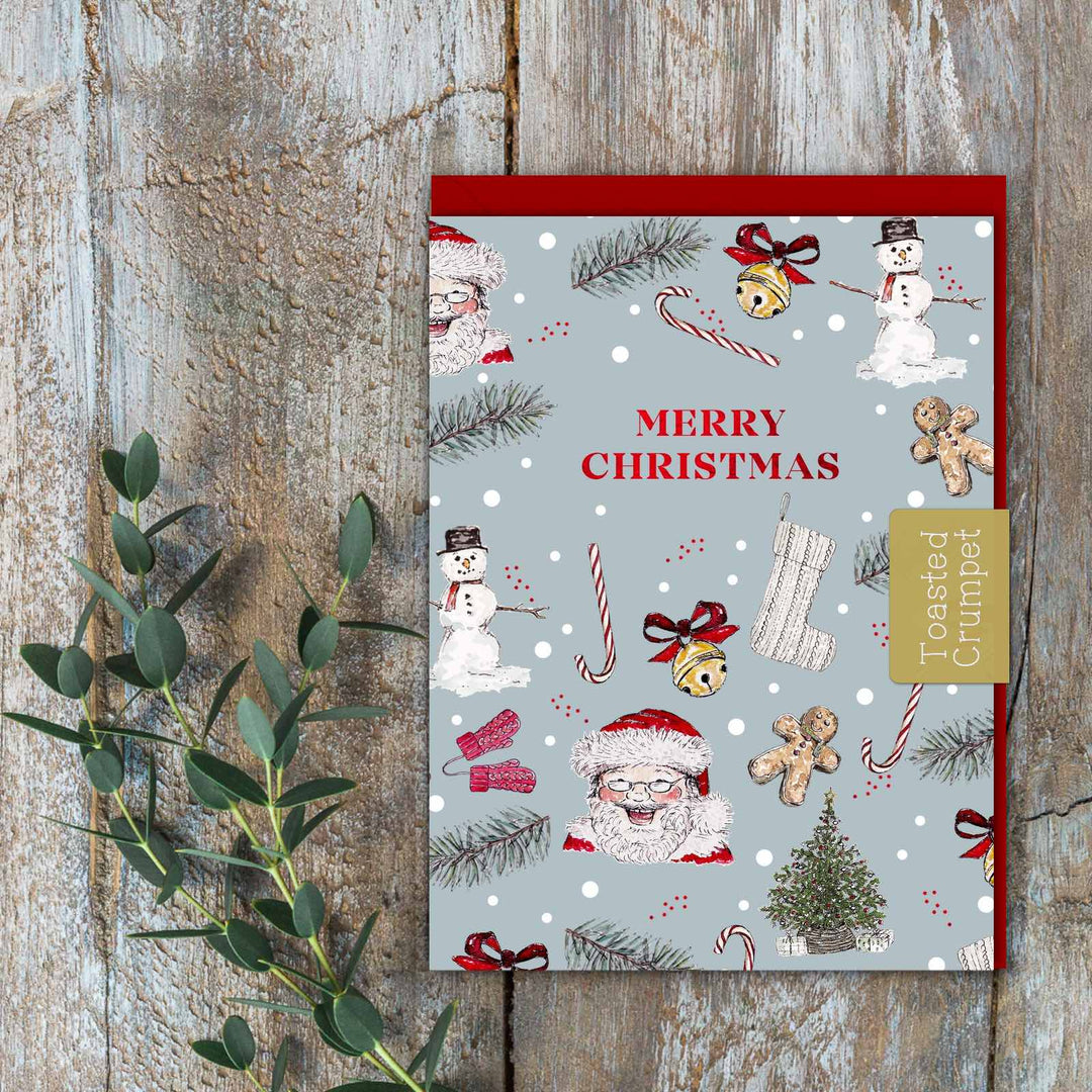 Merry Christmas Small Greetings Card