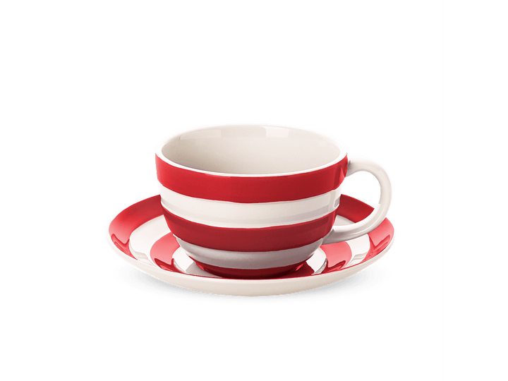 Cornishware Breakfast Cup & Saucer