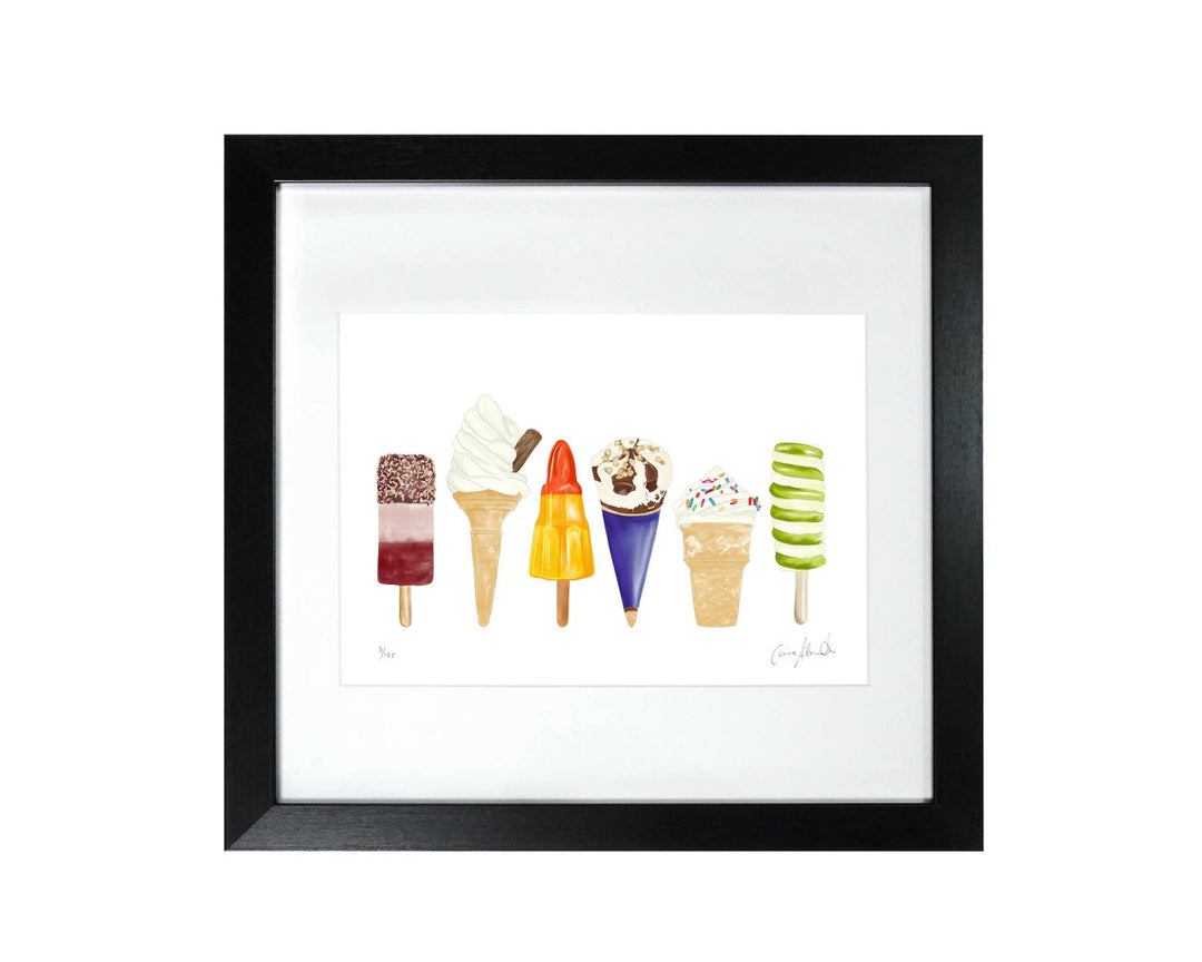 Ice Cream Print by Corinne Alexander