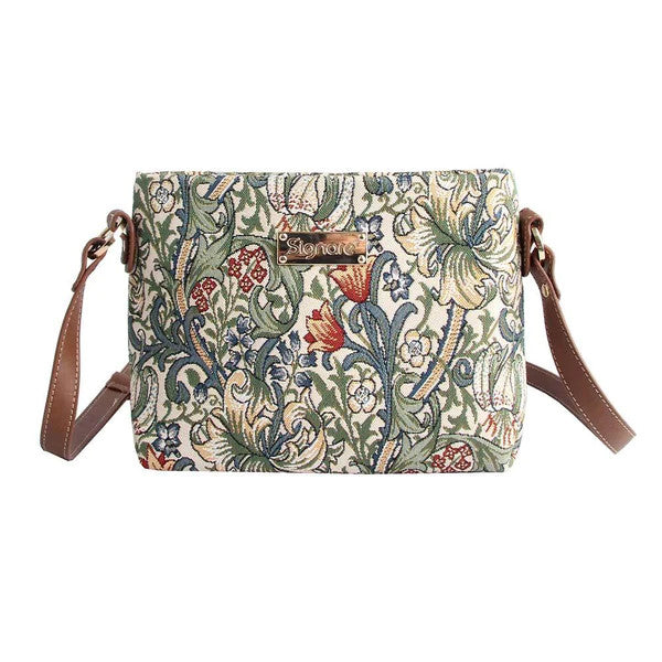 William Morris Golden Lily Crossbody Bag.