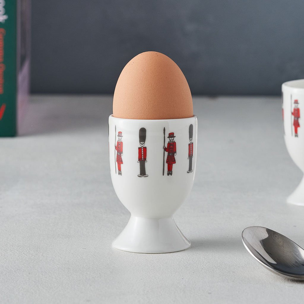 Bone china Soldiers egg cup from Victoria Eggs.