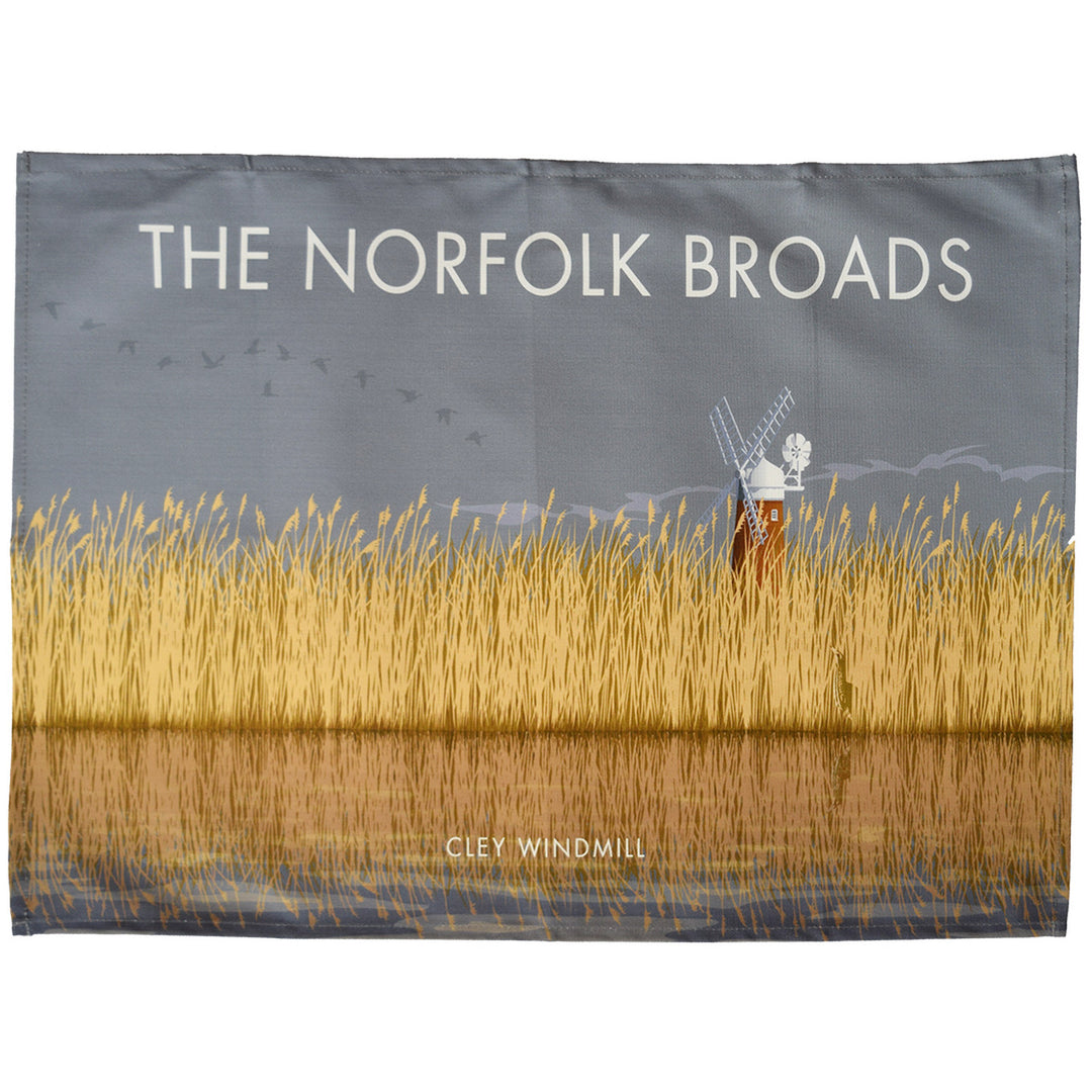 Norfolk Broads Tea Towel by Town Towels.