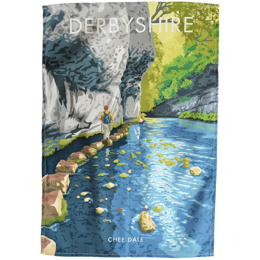 Derbyshire - Chee Dale Tea Towel by Town Towels