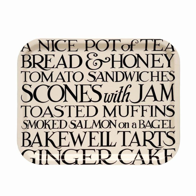 Emma Bridgewater Black Toast Rectangular Birch Tray