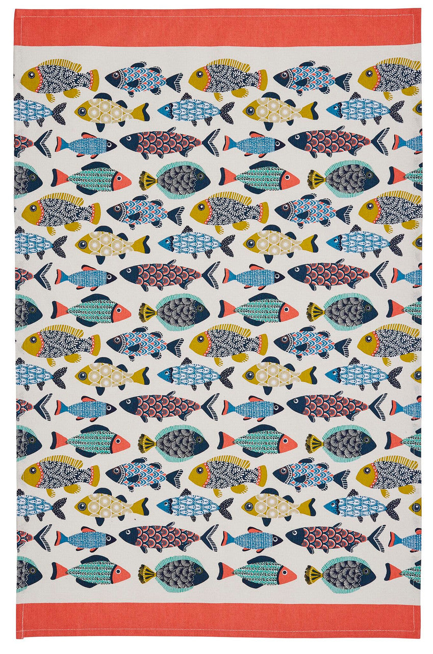 Aquarium 100% Cotton tea towel by Ulster Weavers.