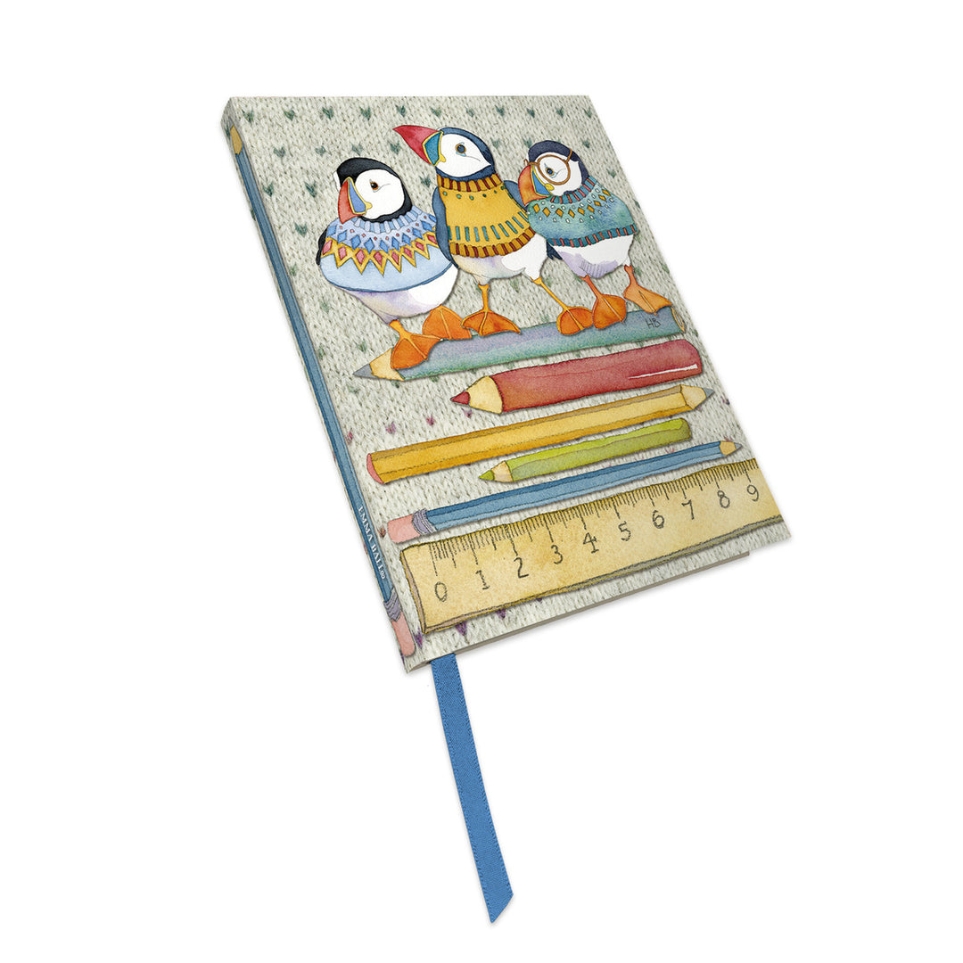 Woolly Puffins Bound Notebook