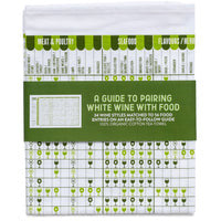 White Wine Pairing with Food Tea Towel by Stuart Gardiner.