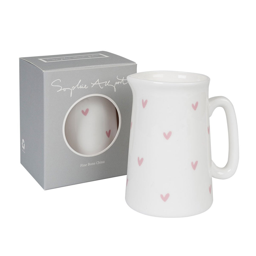 Sophie Allport bone china Hearts jug.