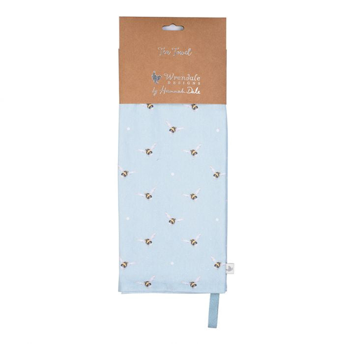 'Busy Bee' Bee Tea Towel by Wrendale Designs