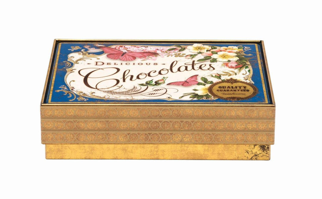 Nostalgia Blue Chocolates Rectangular Tin