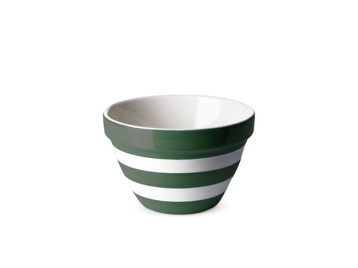 Cornishware Blue Striped Pudding Basin - Green