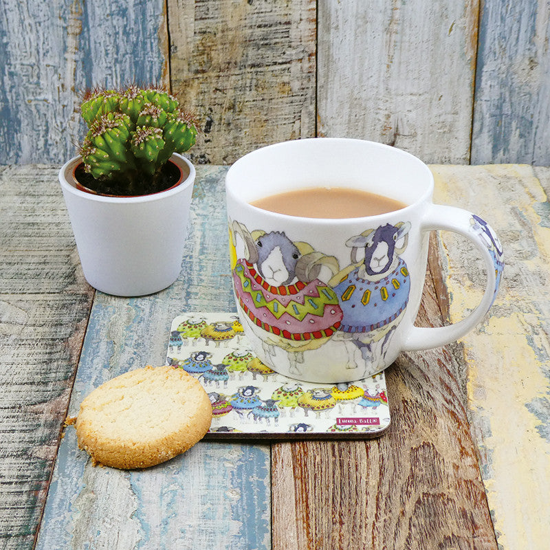 Emma Ball Sheep in Sweaters Bone China Mug (Boxed)