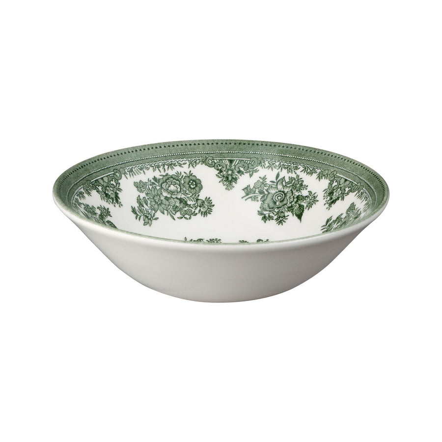 Burleigh Dark Green Asiatic Pheasants Pottery Cereal Bowl